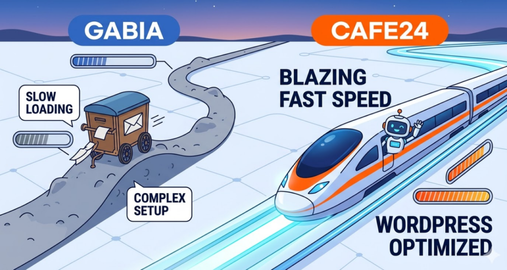 가비아 vs 카페24 호스팅 비교