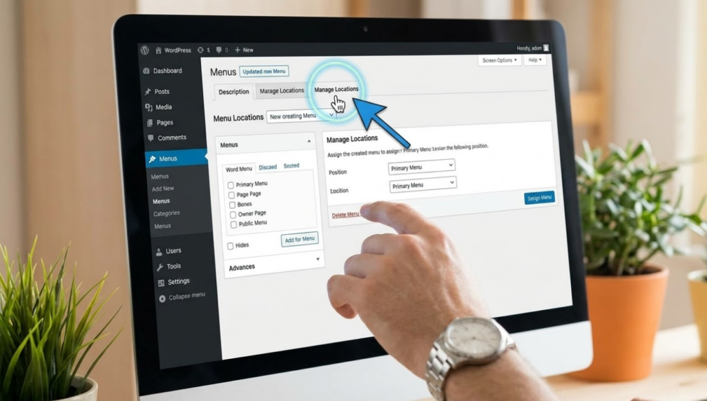 워드프레스 블로그 메뉴바 생성
